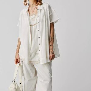 Free People We The Free Float Away Shirt, size S